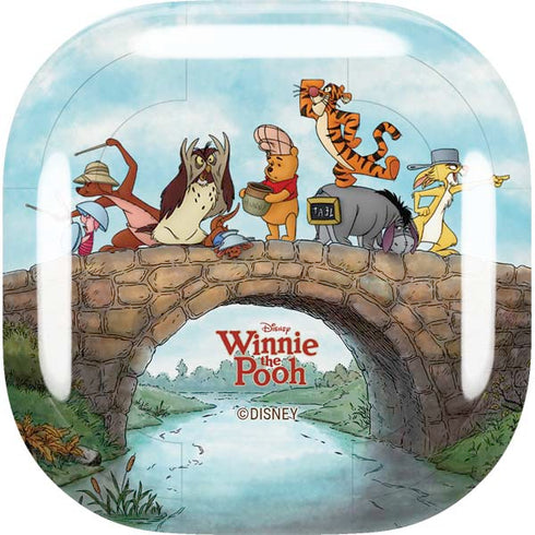 Disney Winnie the Pooh All Characters Galaxy Buds Live Skin