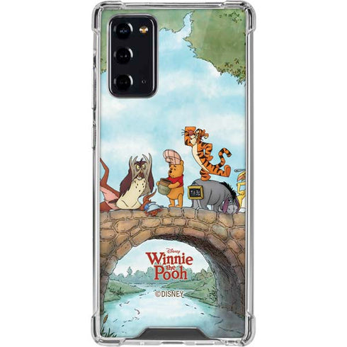 Disney Winnie the Pooh All Characters Galaxy Note20 5G Clear Case