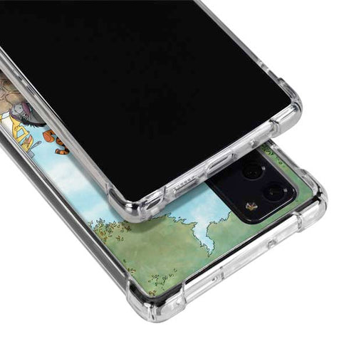 Disney Winnie the Pooh All Characters Galaxy Note20 5G Clear Case