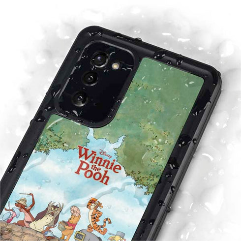 Disney Winnie the Pooh All Characters Galaxy Note20 5G Waterproof Case