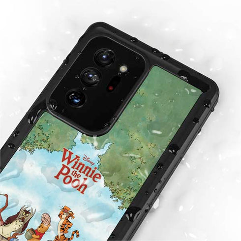 Disney Winnie the Pooh All Characters Galaxy Note20 Ultra 5G Waterproof Case