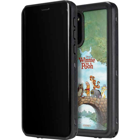 Disney Winnie the Pooh All Characters Galaxy S20 Plus Waterproof Case