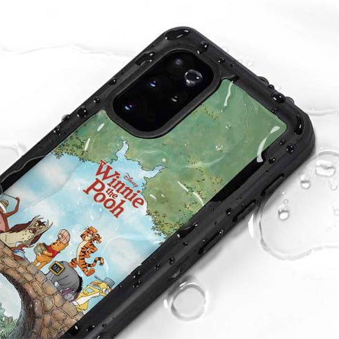 Disney Winnie the Pooh All Characters Galaxy S20 Plus Waterproof Case