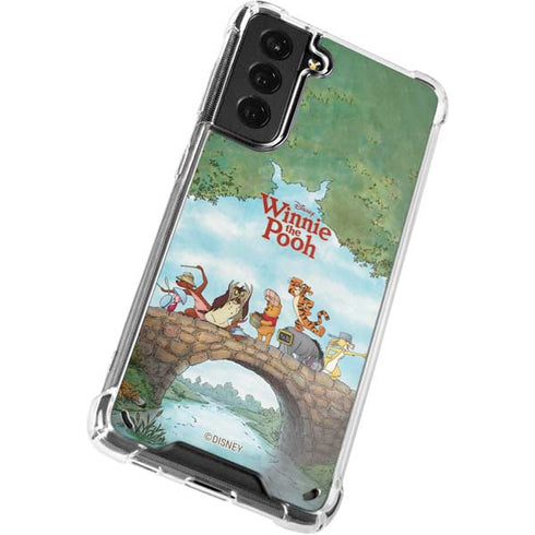 Disney Winnie the Pooh All Characters Galaxy S21 Plus 5G Clear Case