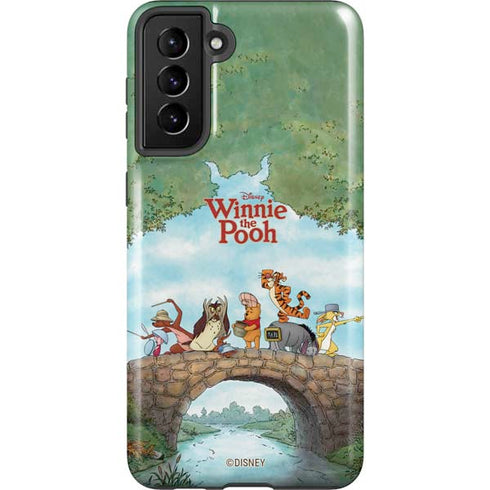 Disney Winnie the Pooh All Characters Galaxy S21 Plus 5G Pro Case