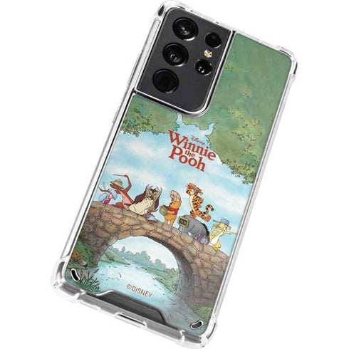 Disney Winnie the Pooh All Characters Galaxy S21 Ultra 5G Clear Case