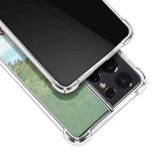 Disney Winnie the Pooh All Characters Galaxy S21 Ultra 5G Clear Case