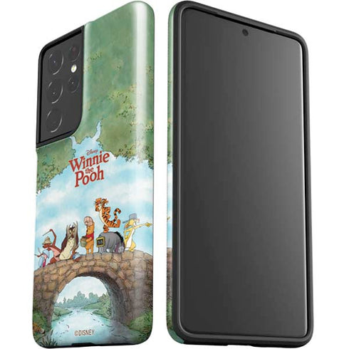 Disney Winnie the Pooh All Characters Galaxy S21 Ultra 5G Pro Case