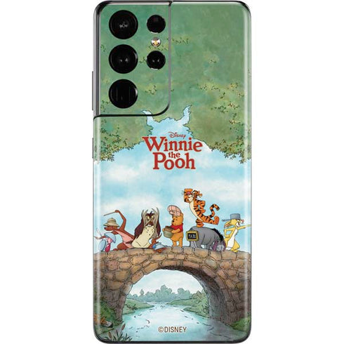 Disney Winnie the Pooh All Characters Galaxy S21 Ultra 5G Skin