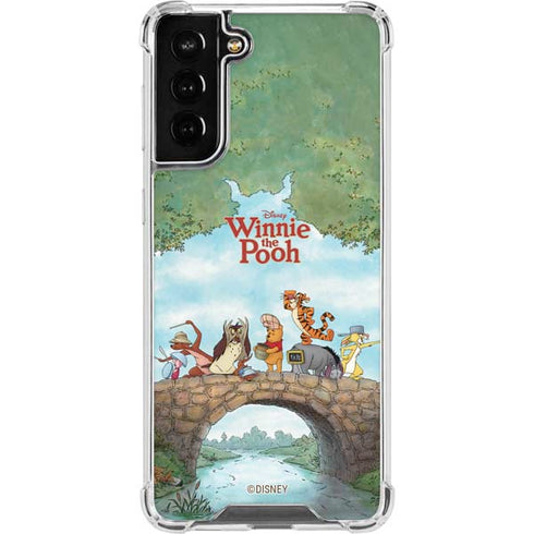 Disney Winnie the Pooh All Characters Galaxy S22 Plus Clear Case