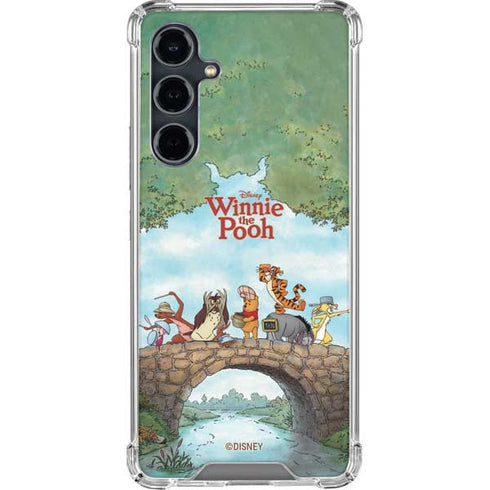 Disney Winnie the Pooh All Characters Galaxy S23 FE Clear Case