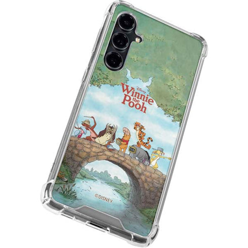 Disney Winnie the Pooh All Characters Galaxy S23 FE Clear Case