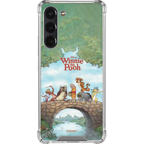 Disney Winnie the Pooh All Characters Galaxy S23 Plus Clear Case
