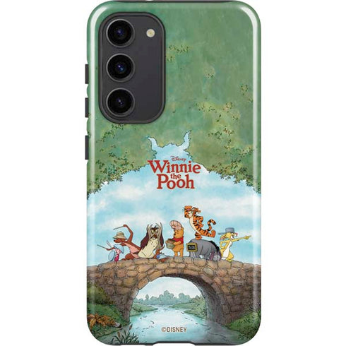 Disney Winnie the Pooh All Characters Galaxy S23 Plus Pro Case