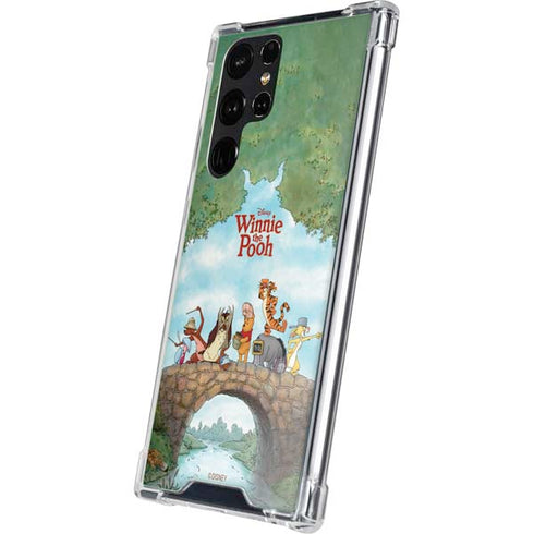 Disney Winnie the Pooh All Characters Galaxy S23 Ultra Clear Case