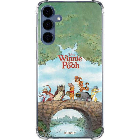 Disney Winnie the Pooh All Characters Galaxy S24 Clear Case