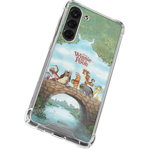 Disney Winnie the Pooh All Characters Galaxy S24 FE Clear Case