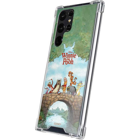 Disney Winnie the Pooh All Characters Galaxy S24 Ultra Clear Case