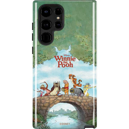 Disney Winnie the Pooh All Characters Galaxy S25 Ultra Impact Case