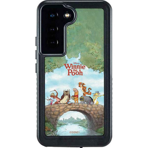 Disney Winnie the Pooh All Characters Galaxy S24 Waterproof Case