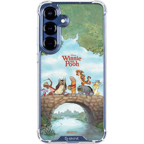 Disney Winnie the Pooh All Characters Galaxy S25 Clear Case