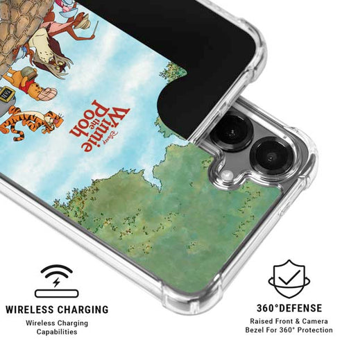 Disney Winnie the Pooh All Characters Galaxy S26 Clear Case