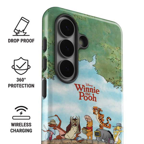 Disney Winnie the Pooh All Characters Galaxy S26 Plus Impact Case