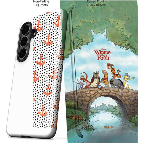 Disney Winnie the Pooh All Characters Galaxy S26 Plus Impact Case