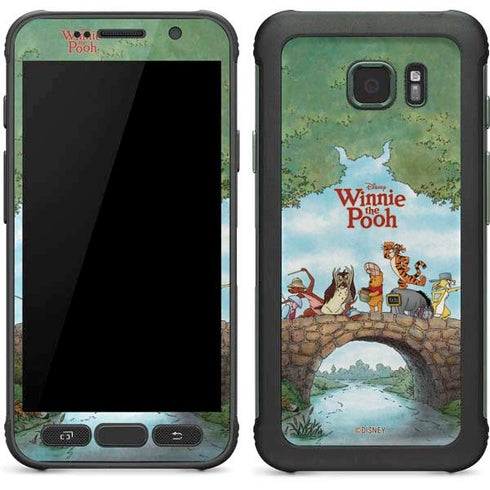 Disney Winnie the Pooh All Characters Galaxy S7 Active Skin