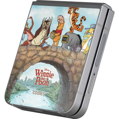 Disney Winnie the Pooh All Characters Galaxy Z Flip6 Skin