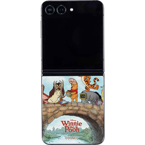 Disney Winnie the Pooh All Characters Galaxy Z Flip5 5G Skin