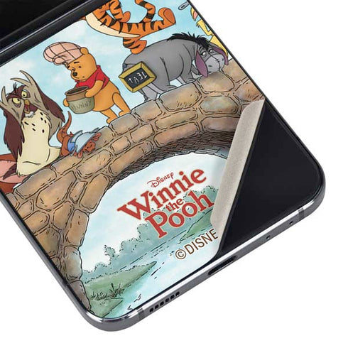 Disney Winnie the Pooh All Characters Galaxy Z Flip5 5G Skin