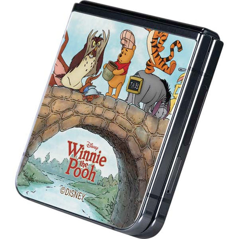 Disney Winnie the Pooh All Characters Galaxy Z Flip5 5G Skin