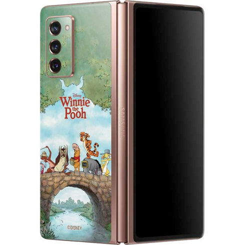 Disney Winnie the Pooh All Characters Galaxy Z Fold2 5G Skin