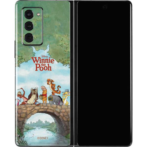 Disney Winnie the Pooh All Characters Galaxy Z Fold2 5G Skin