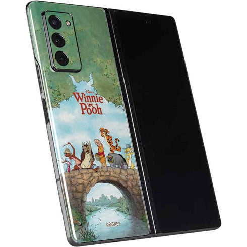 Disney Winnie the Pooh All Characters Galaxy Z Fold2 5G Skin