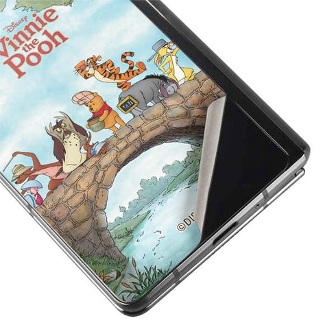 Disney Winnie the Pooh All Characters Galaxy Z Fold2 5G Skin