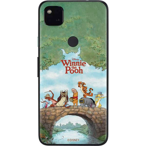 Disney Winnie the Pooh All Characters Google Pixel 4a Skin