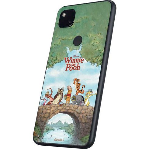 Disney Winnie the Pooh All Characters Google Pixel 4a Skin
