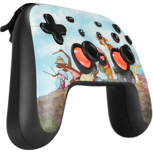 Disney Winnie the Pooh All Characters Google Stadia Controller Skin