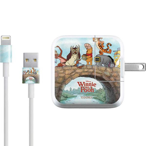 Disney Winnie the Pooh All Characters iPad Charger (10W USB) Skin