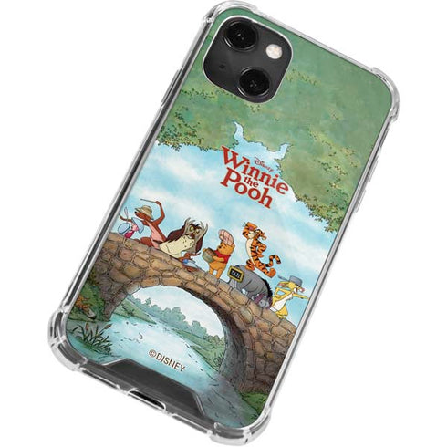 Disney Winnie the Pooh All Characters iPhone 13 Mini Clear Case