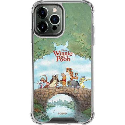 Disney Winnie the Pooh All Characters iPhone 13 Pro Max Clear Case