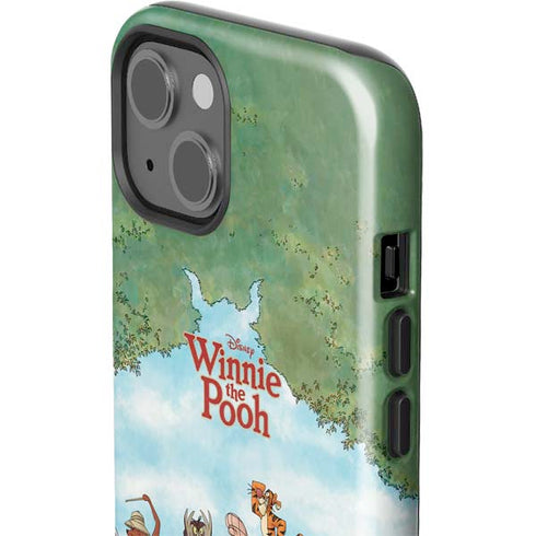 Disney Winnie the Pooh All Characters iPhone 14 Plus Impact Case