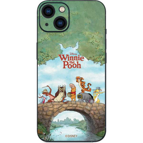 Disney Winnie the Pooh All Characters iPhone 14 Plus Skin