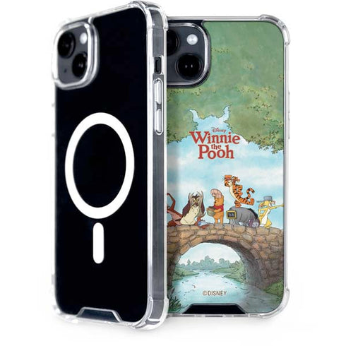 Disney Winnie the Pooh All Characters iPhone 15 Plus MagSafe Case
