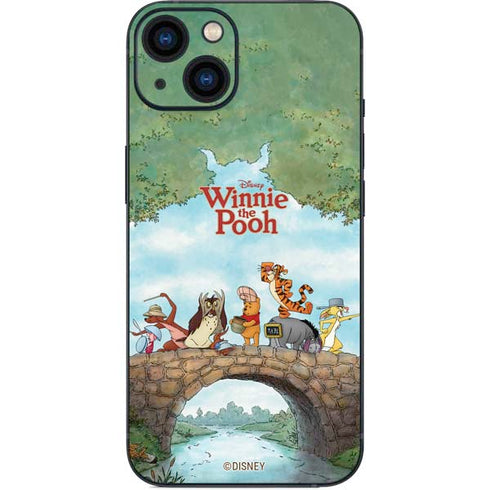 Disney Winnie the Pooh All Characters iPhone 15 Plus Skin