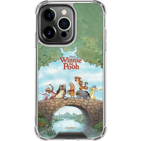 Disney Winnie the Pooh All Characters iPhone 15 Pro Clear Case