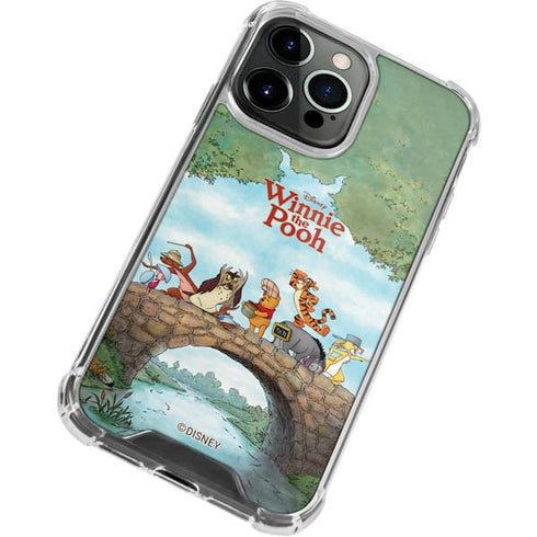 Disney Winnie the Pooh All Characters iPhone 15 Pro Clear Case