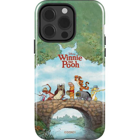 Disney Winnie the Pooh All Characters iPhone 15 Pro Impact Case
